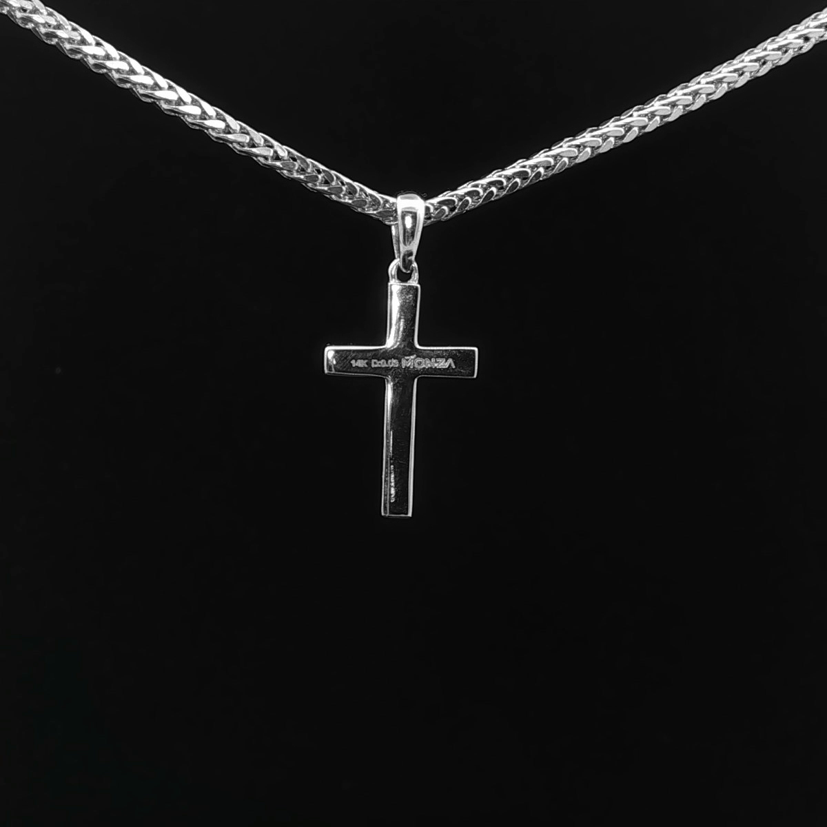 CRUZ DE ORO CON DIAMANTES