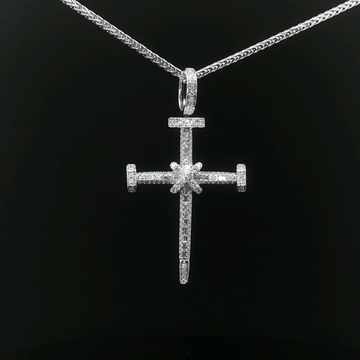 CRUZ DE ORO CON DIAMANTES