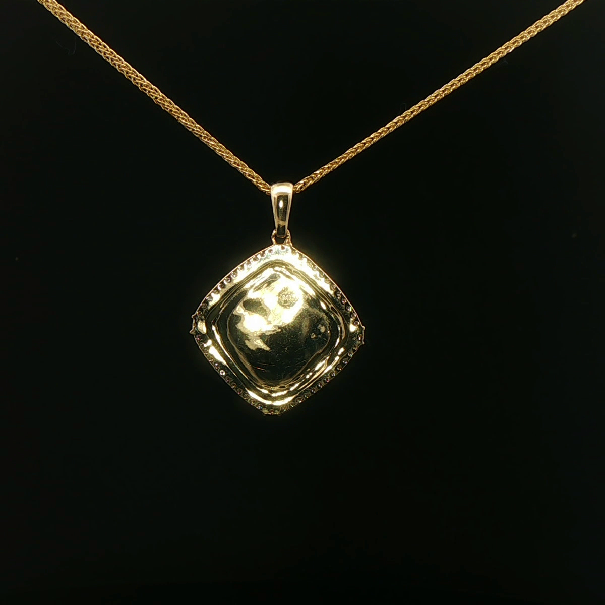 MEDALLA BAUTIZO DE ORO 14K