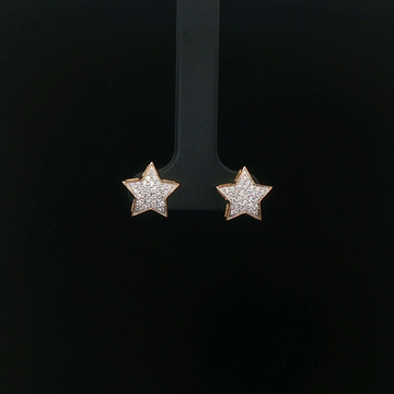 ARETES DE ORO 14K CON DIAMANTES