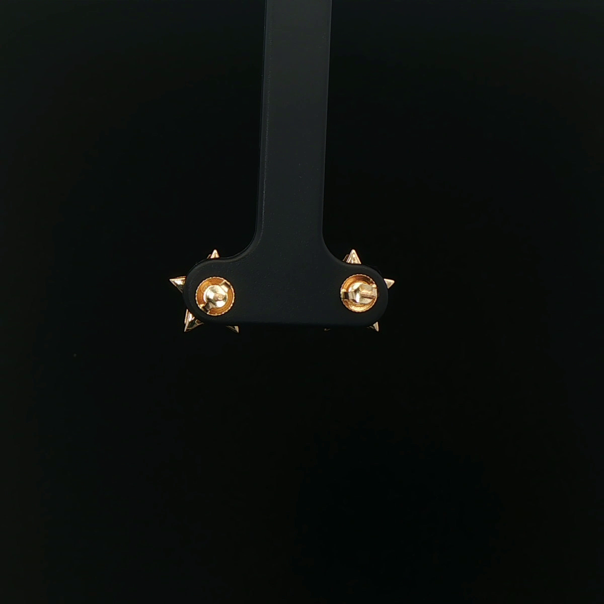 ARETES DE ORO 14K CON DIAMANTES