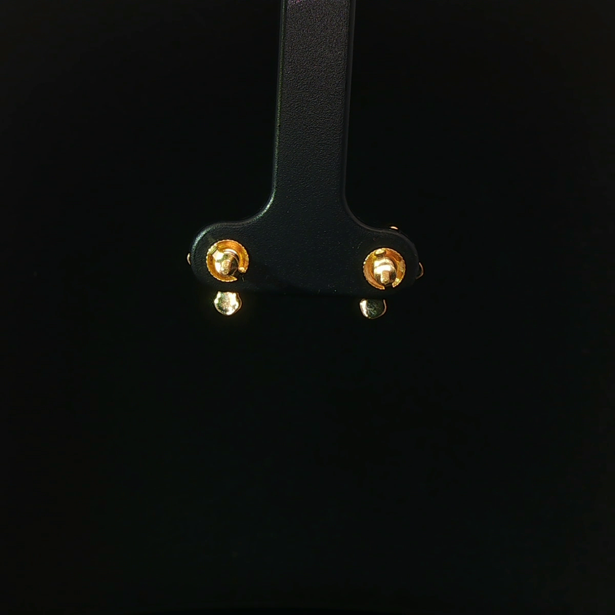 ARETES DE CRUZ EN ORO DE 14K CON DIAMANTES