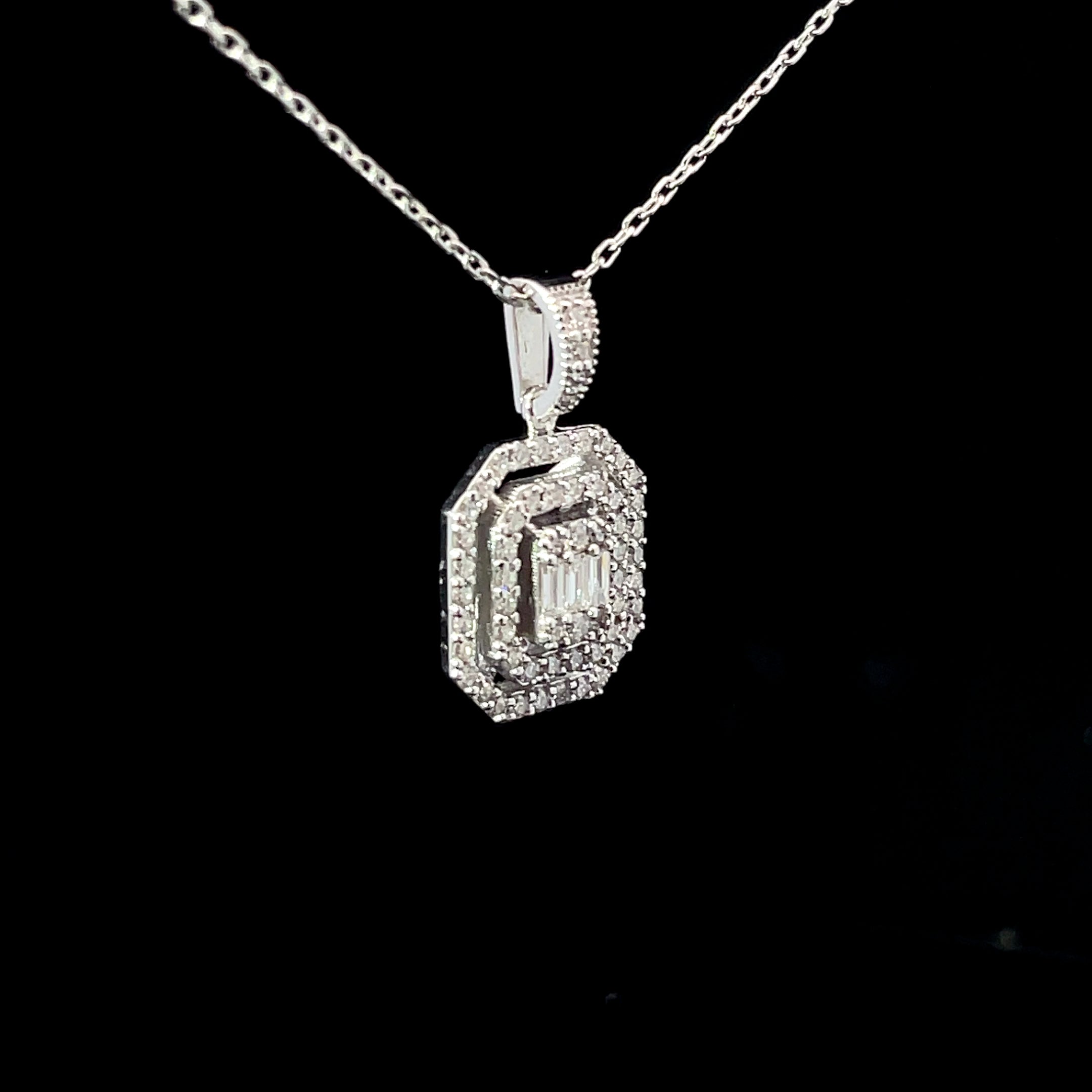 COLLAR DE ORO CON DIAMANTES