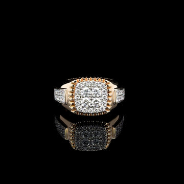 ANILLO DE ORO CON DIAMANTES