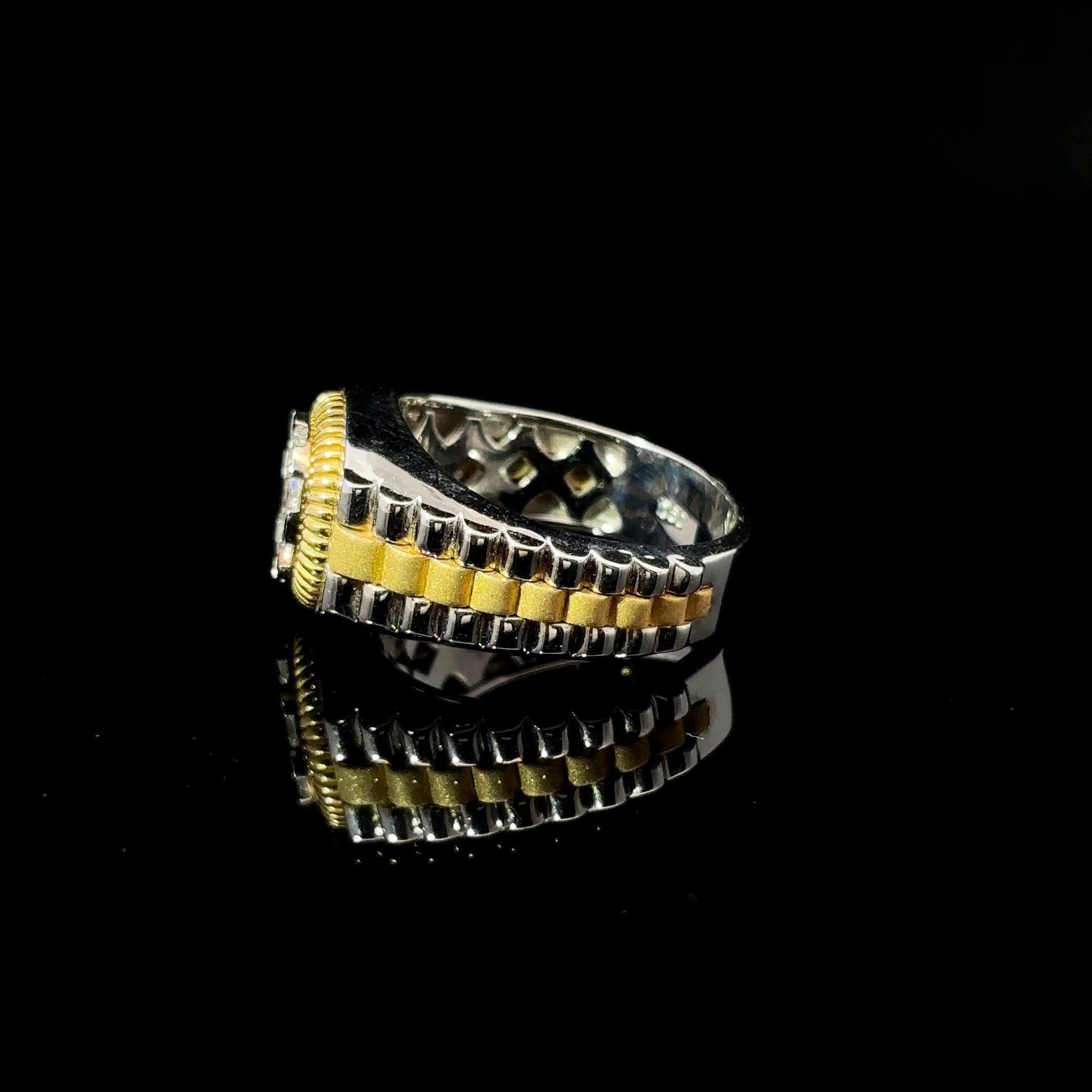 ANILLO DE ORO CON DIAMANTES