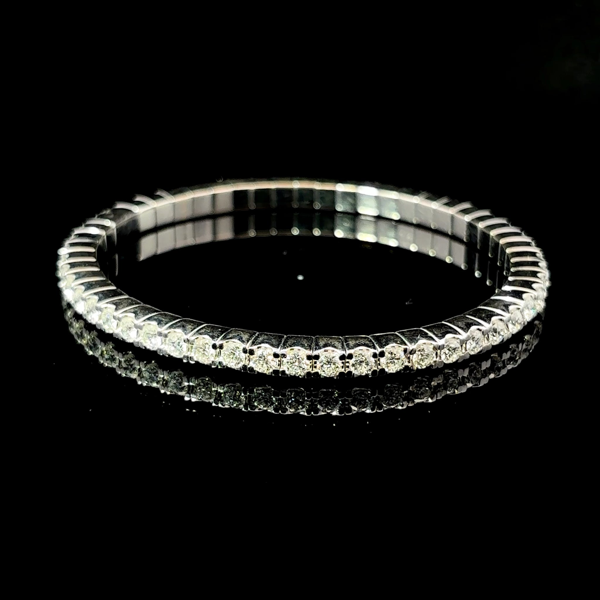 PULSO TENIS DE ORO CON DIAMANTES