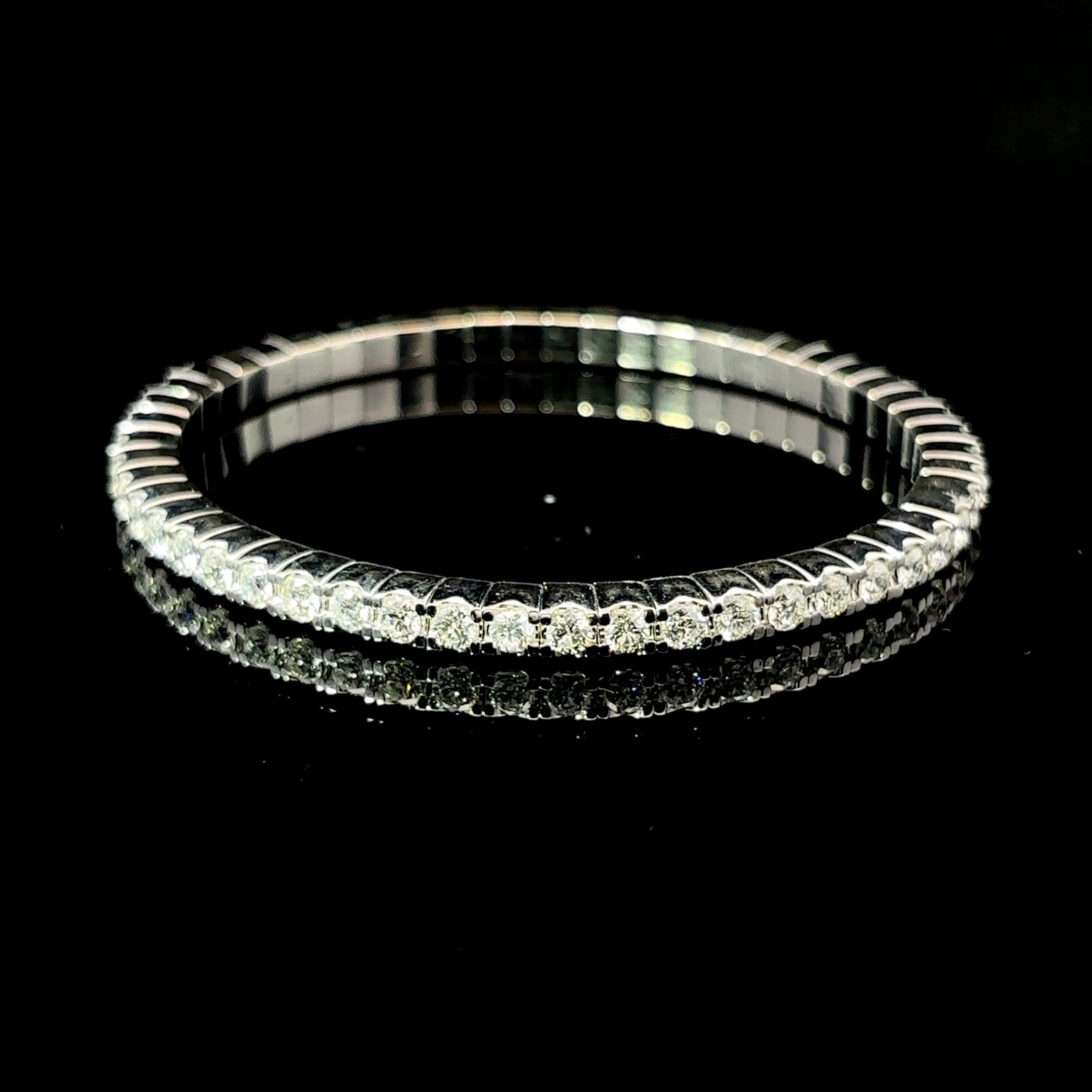 PULSO TENIS DE ORO CON DIAMANTES