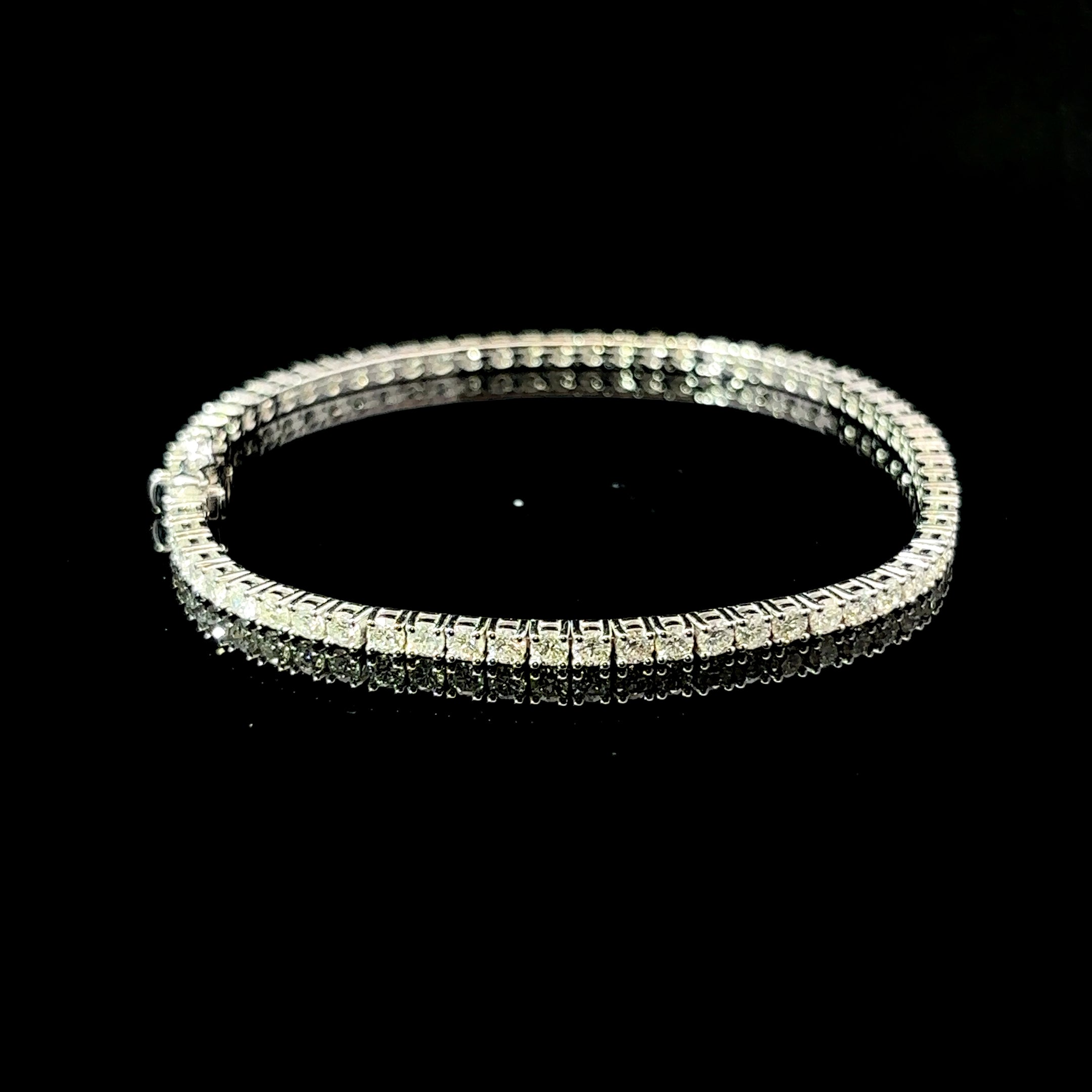 PULSO TENIS DE ORO CON DIAMANTES