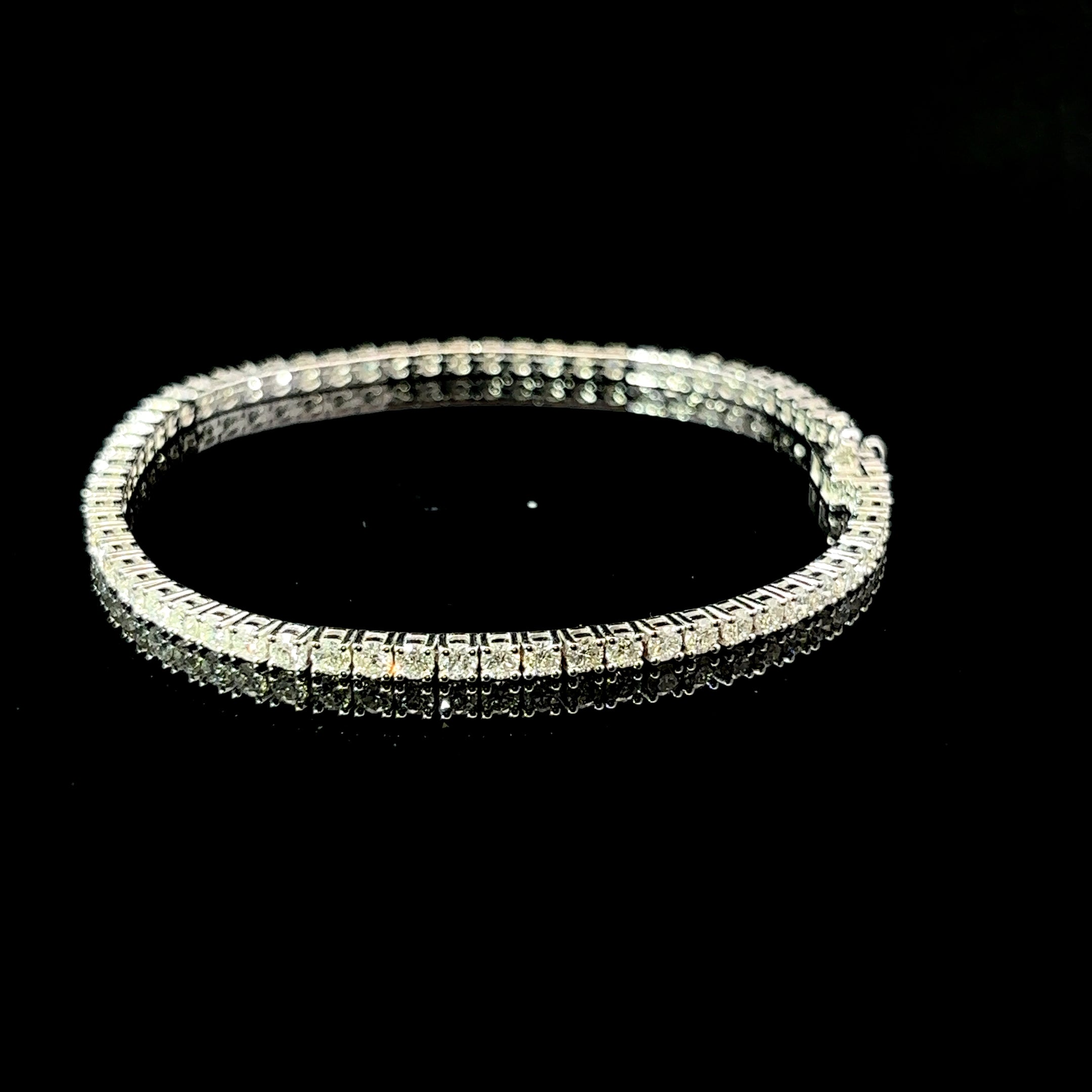 PULSO TENIS DE ORO CON DIAMANTES