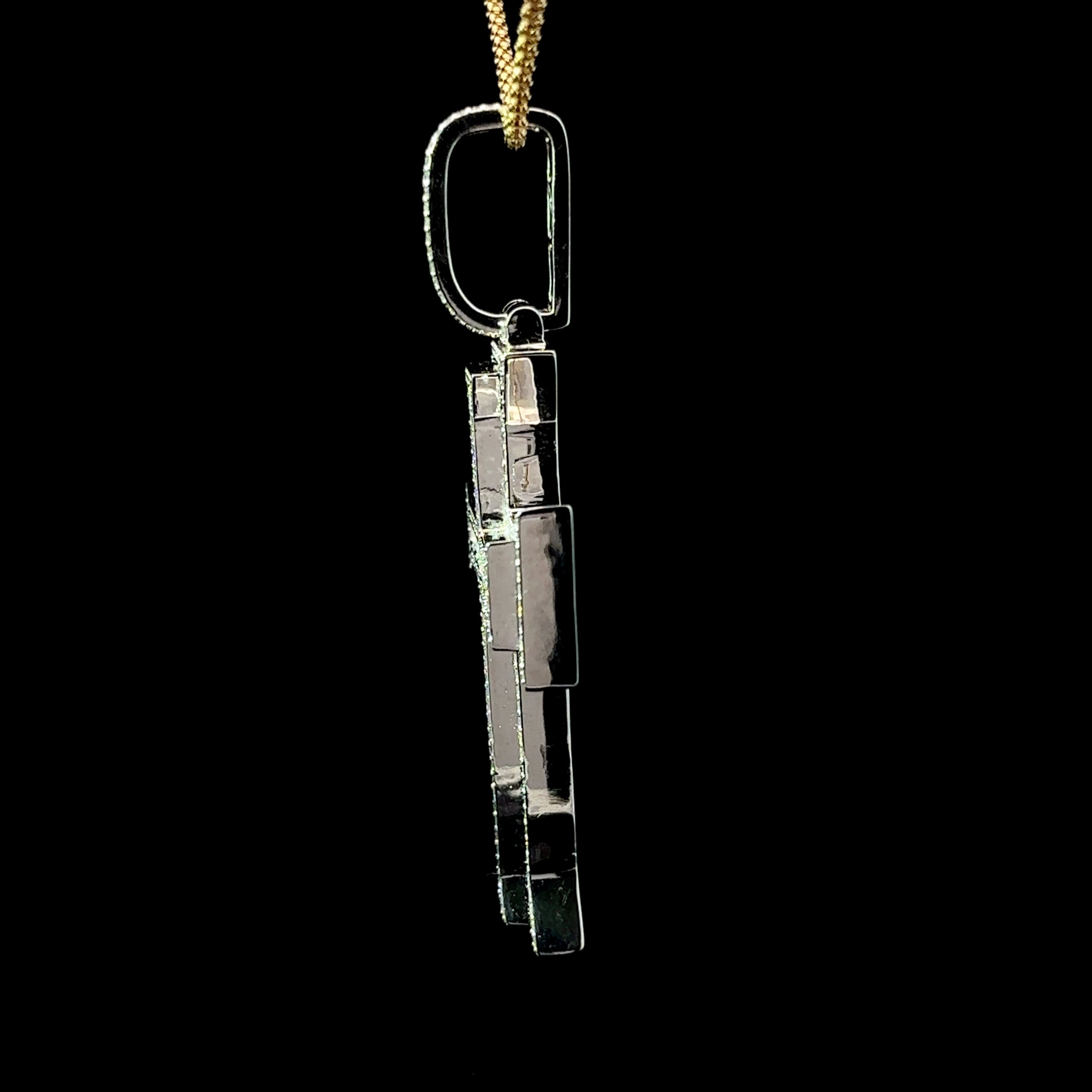 CRUZ DE ORO CON DIAMANTES