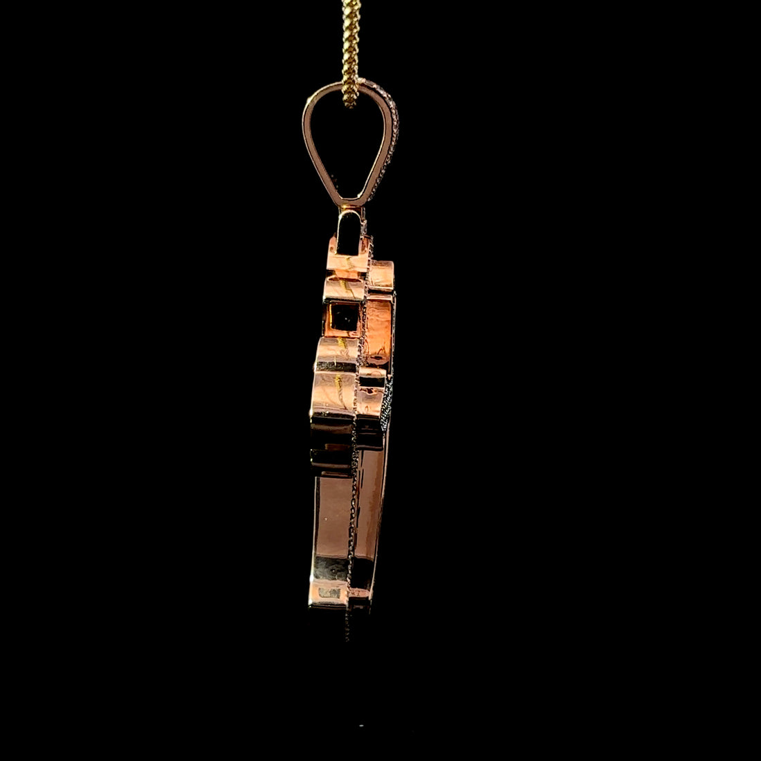 CRUZ DE ORO CON DIAMANTES