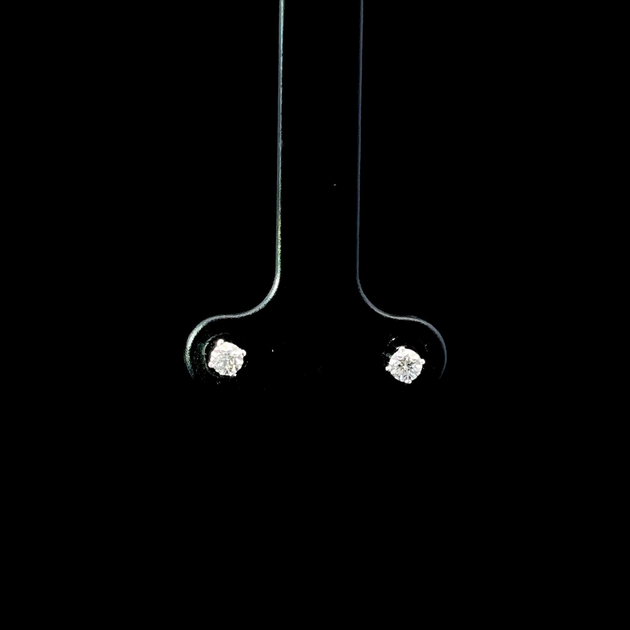 ARETES DE ORO CON DIAMANTES