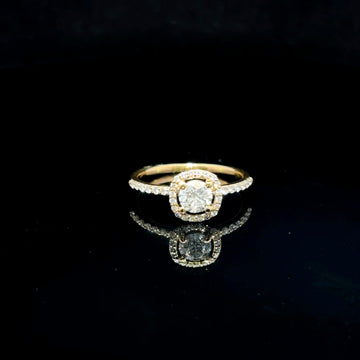 ANILLO DE ORO CON DIAMANTES