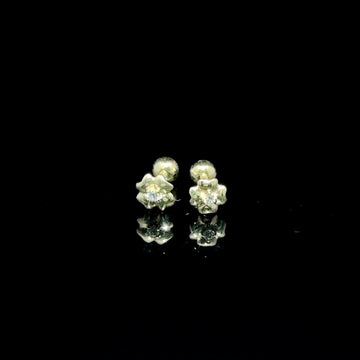 BROQUELES DE ORO CON DIAMANTE