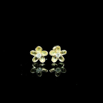 BROQUELES DE ORO CON DIAMANTE