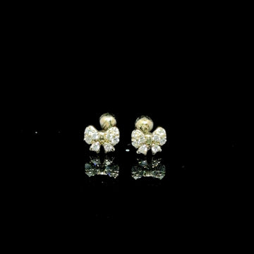 BROQUELES DE ORO CON DIAMANTE