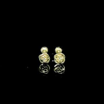 BROQUELES DE ORO CON DIAMANTE