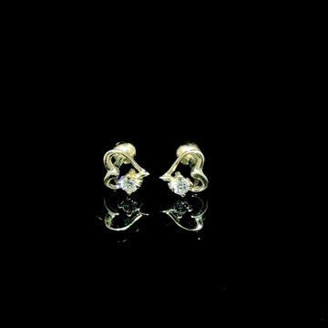 BROQUELES DE ORO CON DIAMANTE