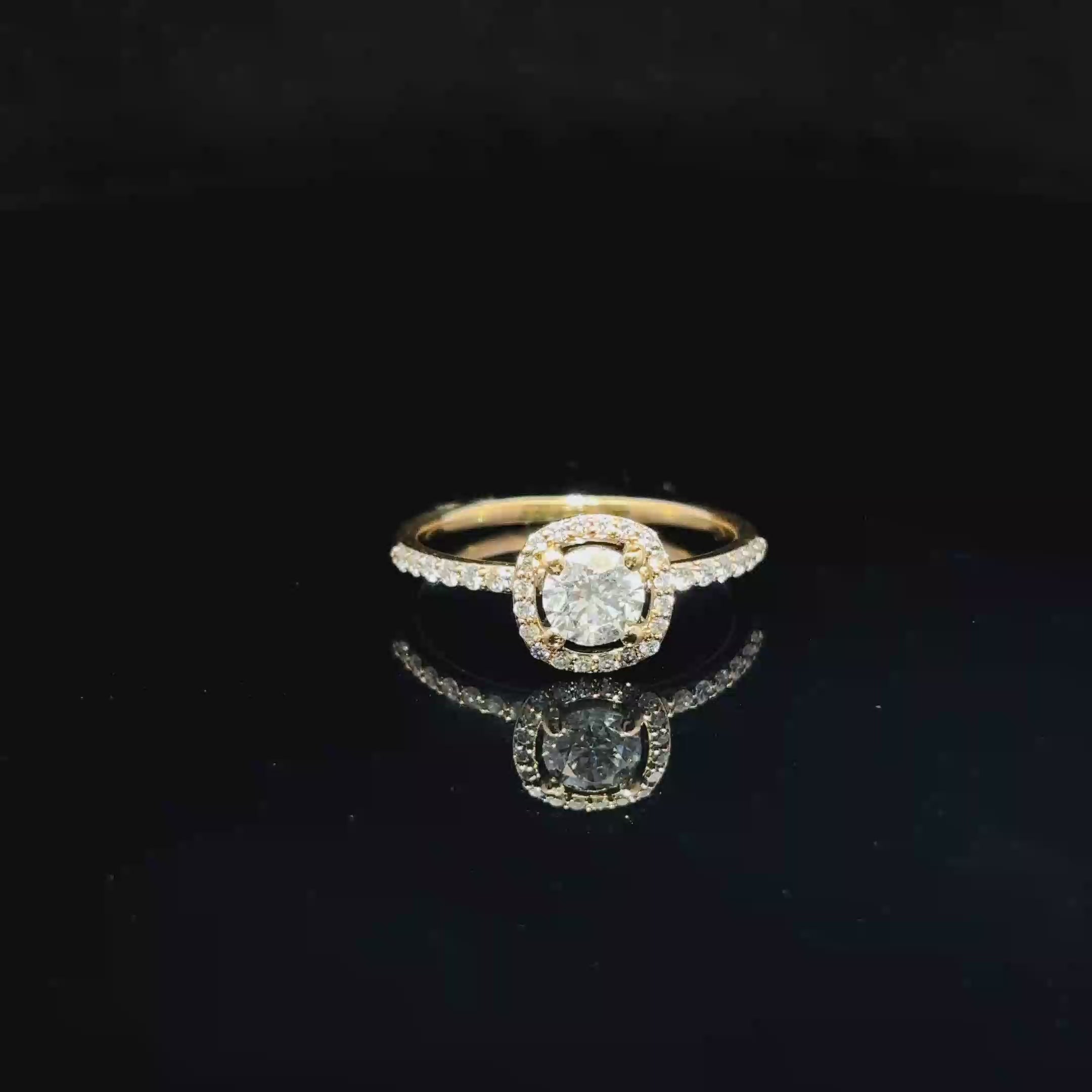 ANILLO DE ORO CON DIAMANTES