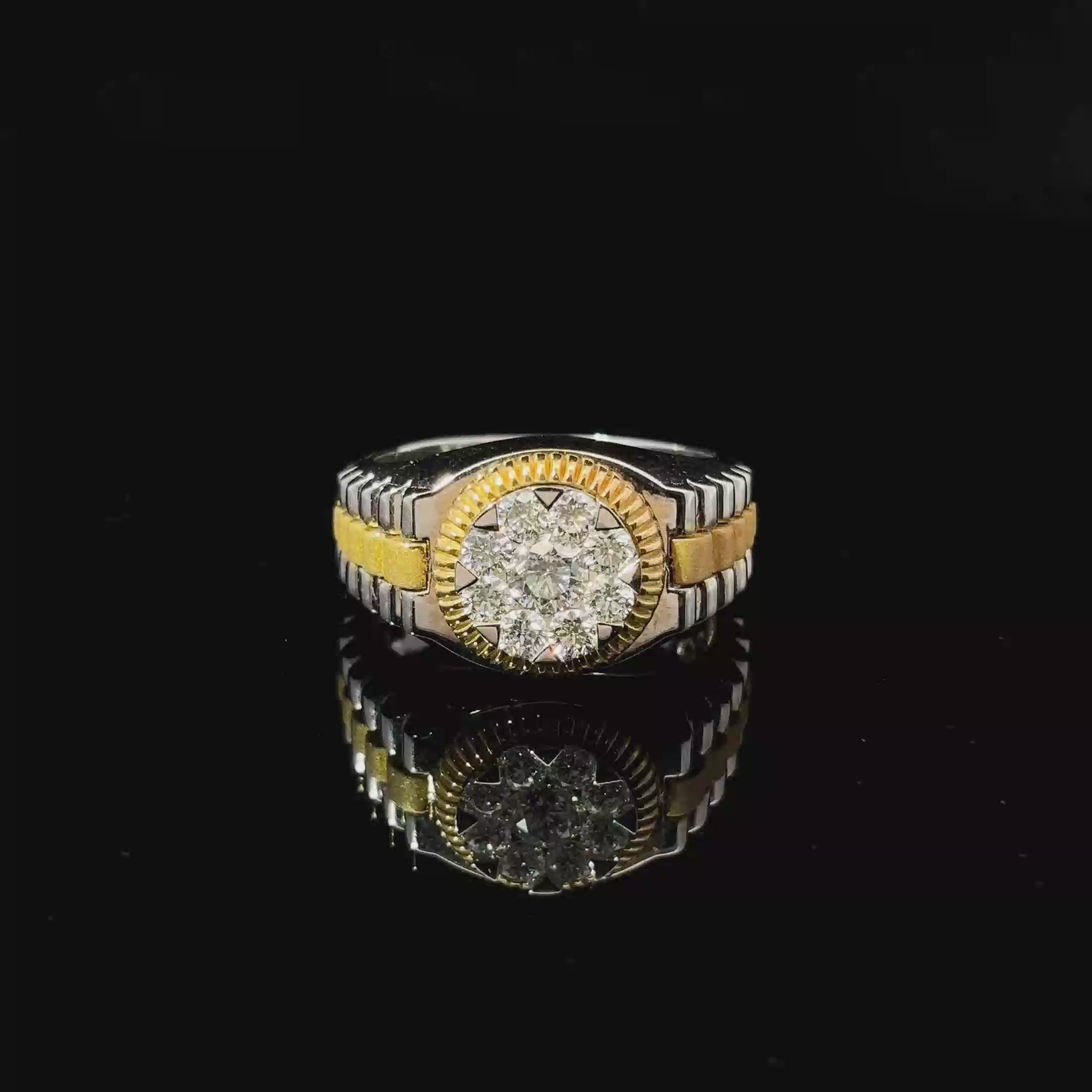 ANILLO DE ORO CON DIAMANTES