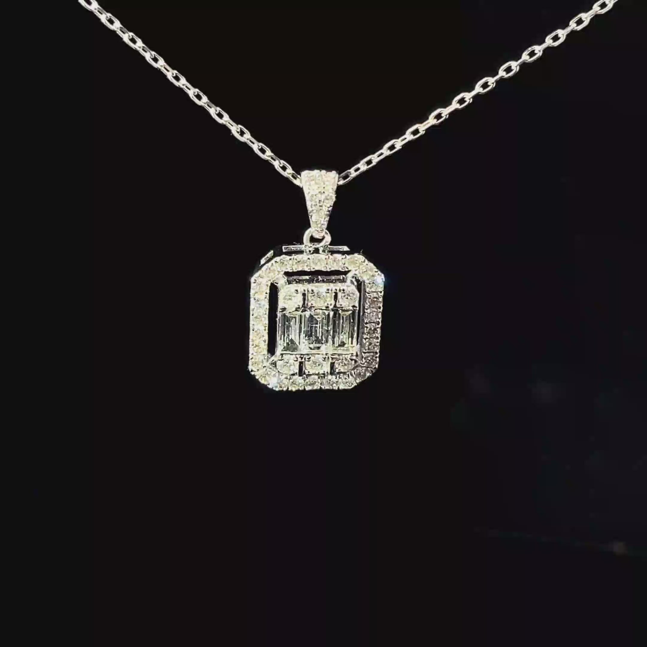 COLLAR DE ORO CON DIAMANTES