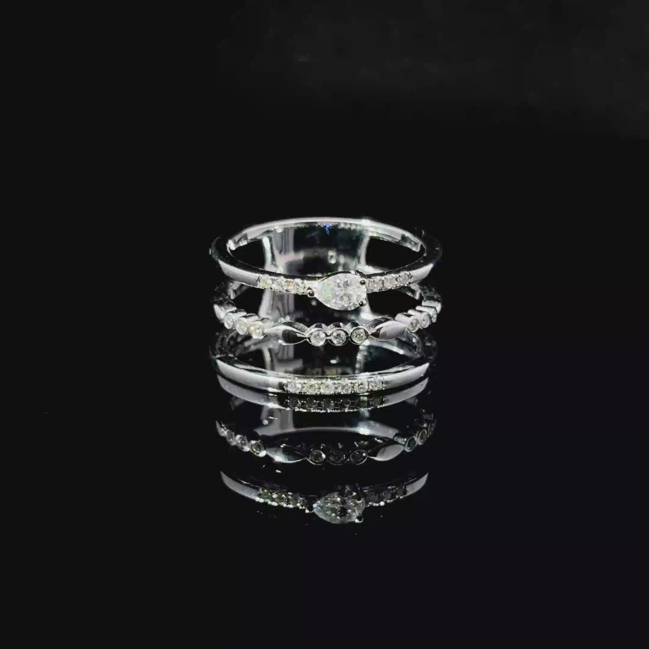 ANILLO DE ORO CON DIAMANTES