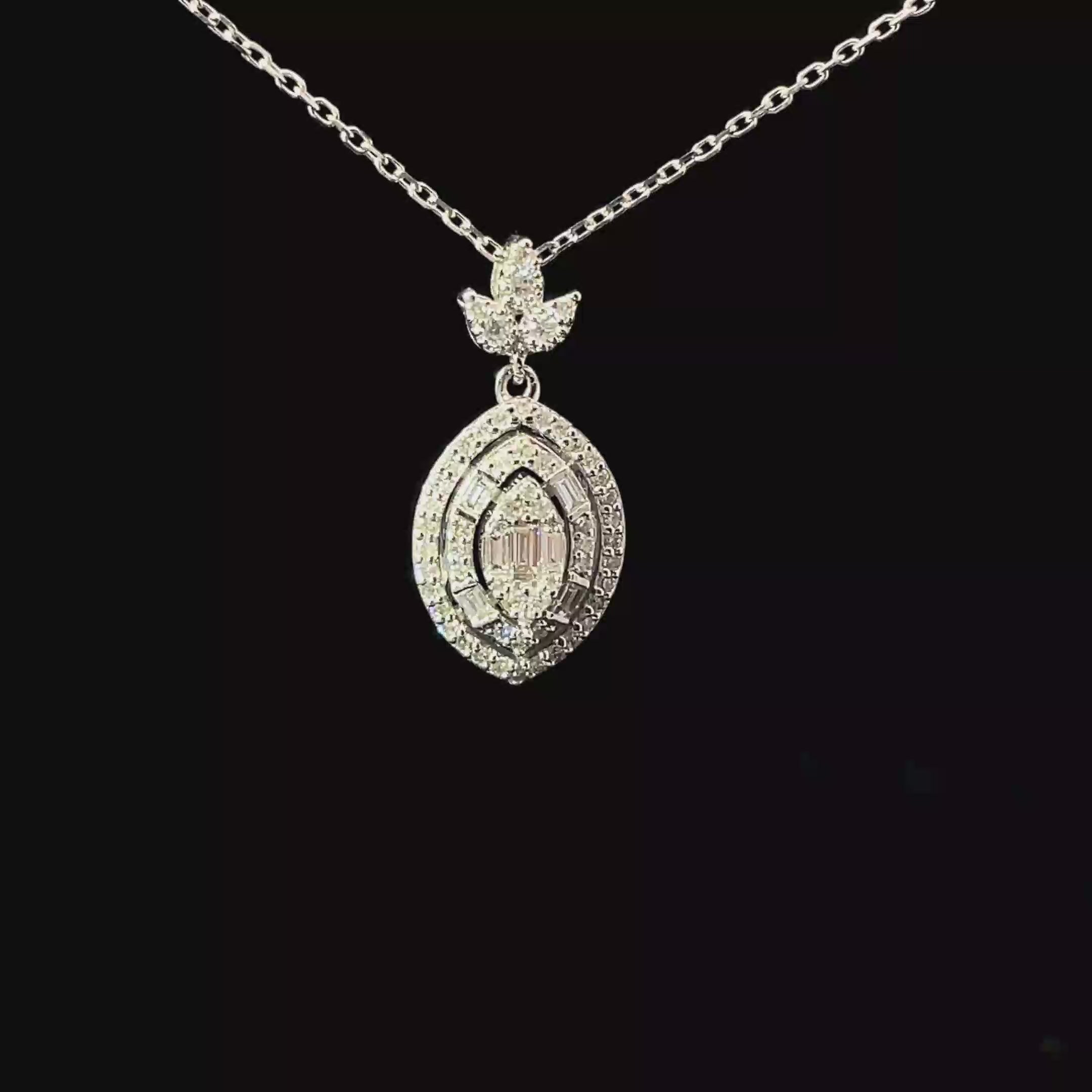 COLLAR DE ORO CON DIAMANTES