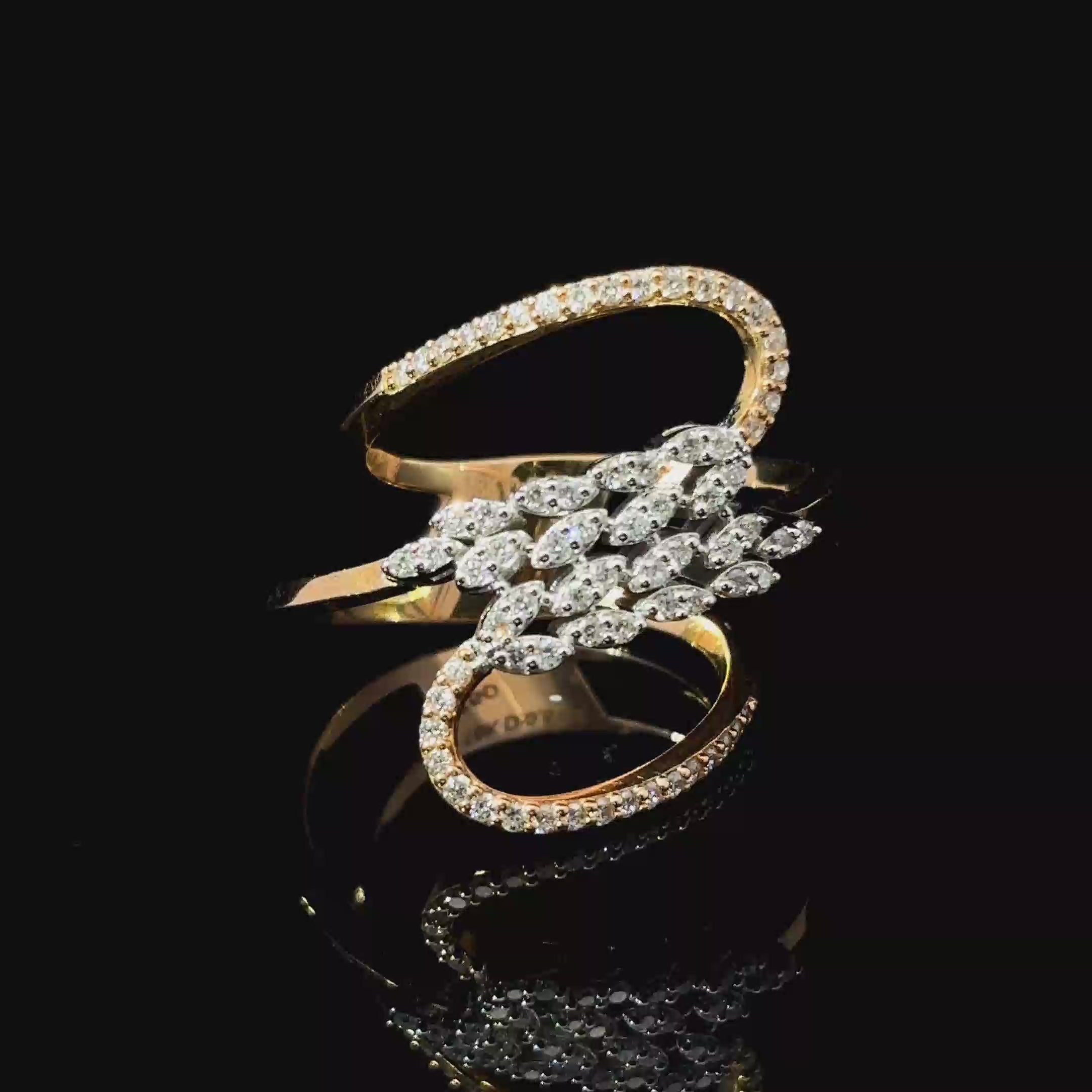 ANILLO DE ORO CON DIAMANTES
