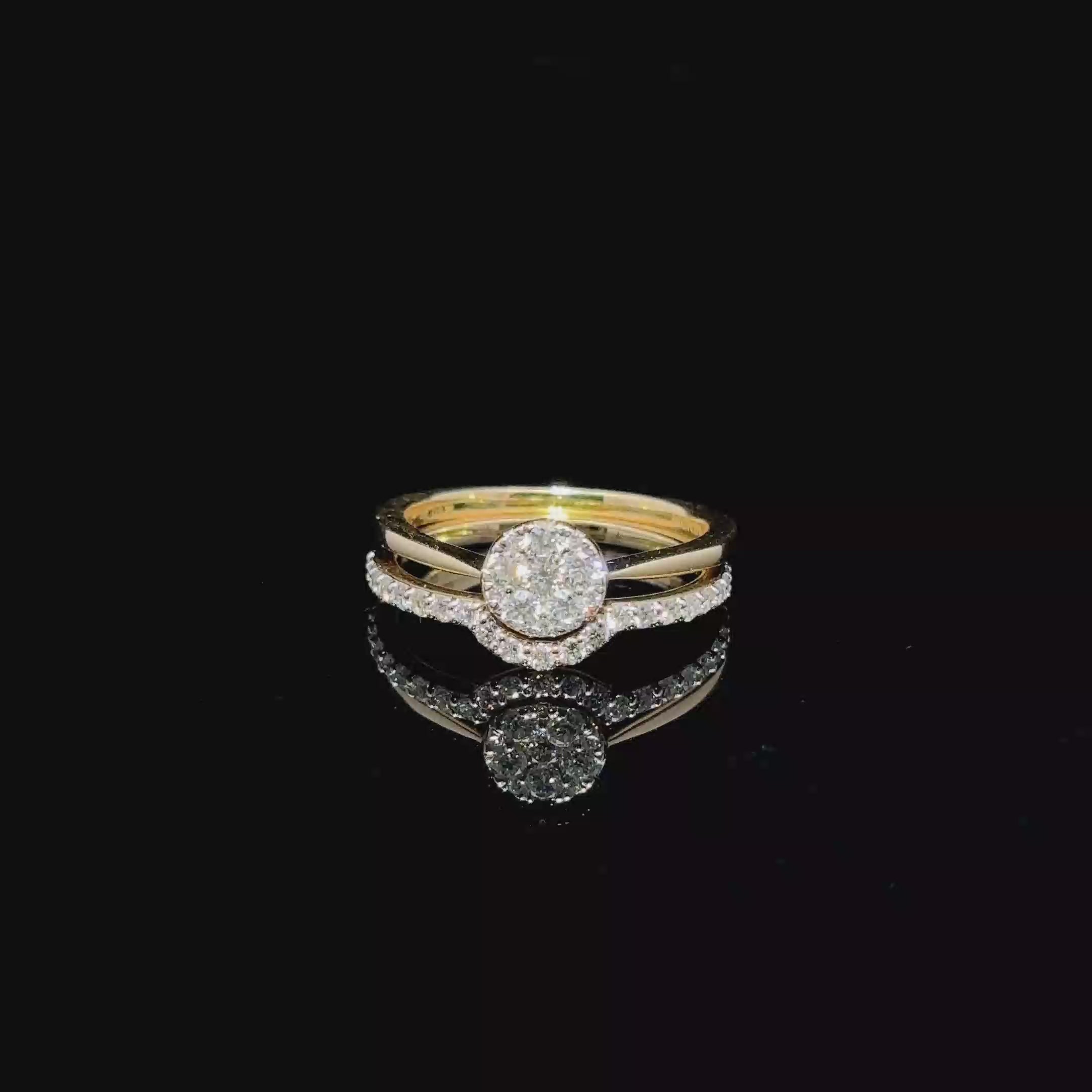 ANILLO DE ORO CON DIAMANTES